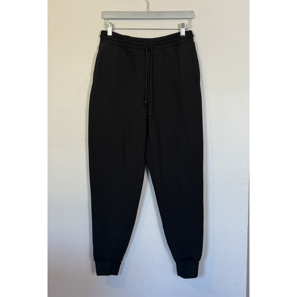 Zara Pants Womens Size M Black Jogger Sweatpants Pockets